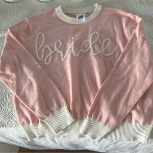 Queen of sparkles bride sweater